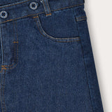 5-pocket denim skirt - dk. blue