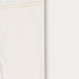Long denim tights - white