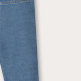 Long denim tights - blue