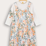 Spring Print Dress - Blue