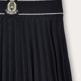 School skirt with logo - Navy