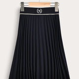Skirt with logo - navy
