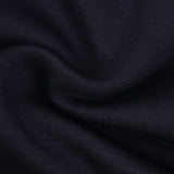 Velvet emblem dress - Navy