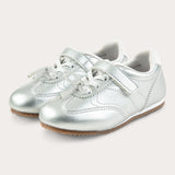 Flat sneakers - silver