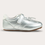 Flat sneakers - silver