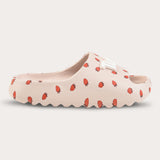 Open summer flip-flops - pink