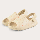 Closed summer slippers - Stone
