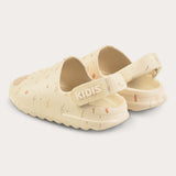 Closed summer slippers - Stone