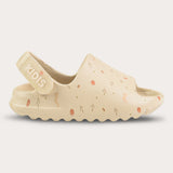 Closed summer slippers - Stone