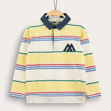 Long sleeve striped shirt - yellow