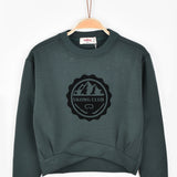 Potter shirt with velvet emblem - green