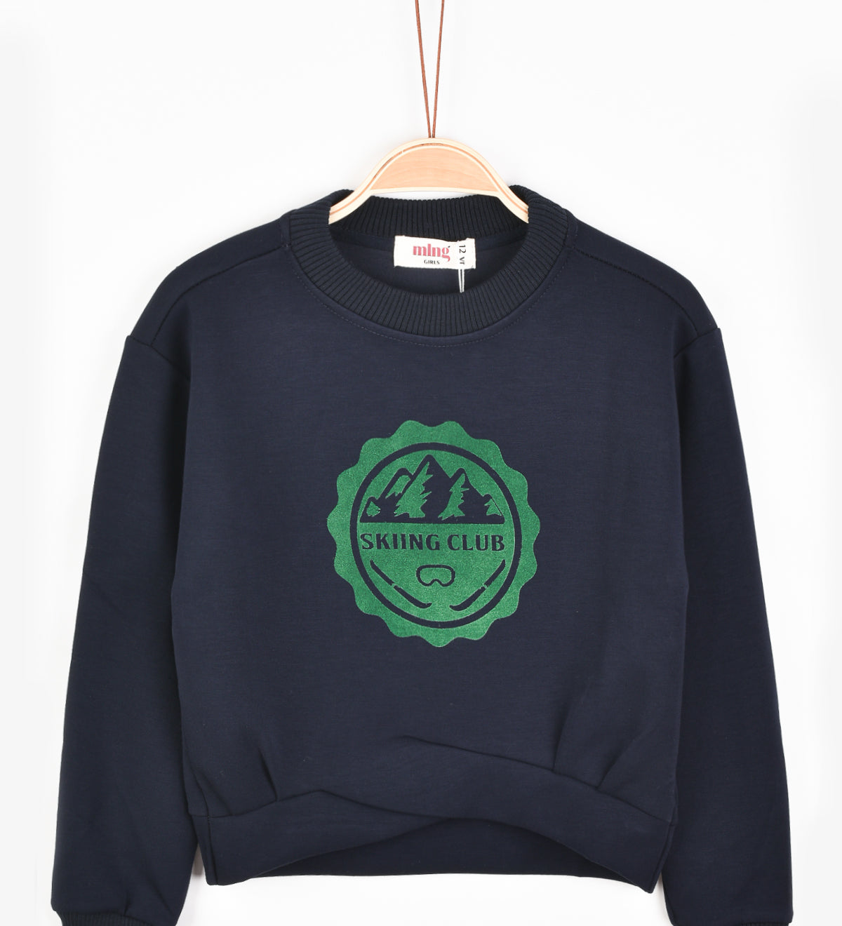 Potter shirt with velvet emblem - Navy
