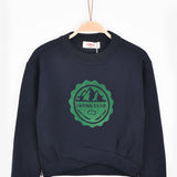 Potter shirt with velvet emblem - Navy
