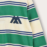 Long sleeve striped shirt - green