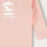 Babygro Pocket Bear - Pink