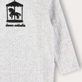 Babygro Pocket Bear - Gray