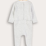 Babygro Pocket Bear - Gray