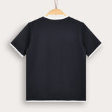 Country Print T-Shirt - Navy