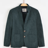 Elegant jacket with pockets - green