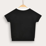 Sporty style shirt - black