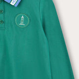 Sporty polo shirt - green
