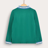 Sporty polo shirt - green