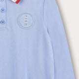Sporty polo shirt - light blue