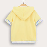 Short sleeve shirt + logo - yellow