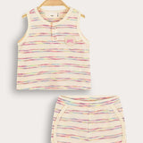 Striped Baby Set - Colorful