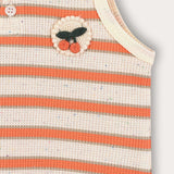Striped Baby Set - Orange