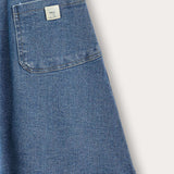 Denim skirt with pockets - blue