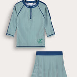 2-piece swimsuit - green