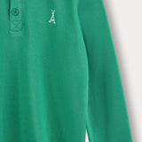 Polo shirt with collar - green