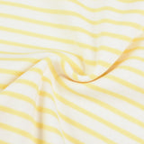 Striped short-sleeved shirt - yellow