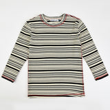 Striped shirt - black + milk