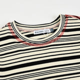 Striped shirt - black + milk