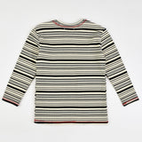 Striped shirt - black + milk