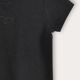 Basic Baby Rib Shirt - Black