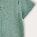 Basic Baby Rib Shirt - Green