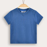 Basic Baby Rib Shirt - Blue
