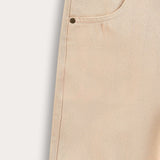Drill Shorts with Pockets - Beige