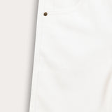 Drill Shorts with Pockets - Cream