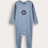 Babygrow Pajamas with Patch - Blue