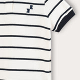 Striped Baby Set - Navy