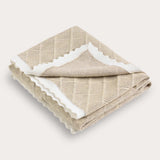 Knit blanket - beige