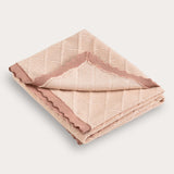 Knitted blanket - pink