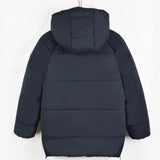 Puffer coat with pockets - Navy