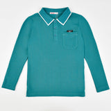 Pique Polo Shirt S.A. - Turquoise