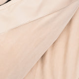 Puffer coat with hood - Stone