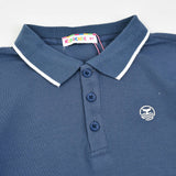 Pique Polo Shirt S.A. Website - Blue